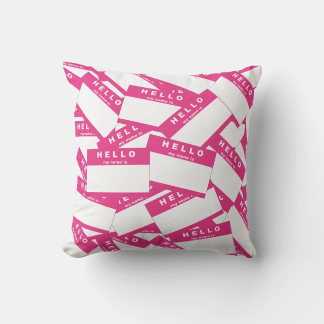 Merhaba Ivory (Magenta) Pillow (Front)