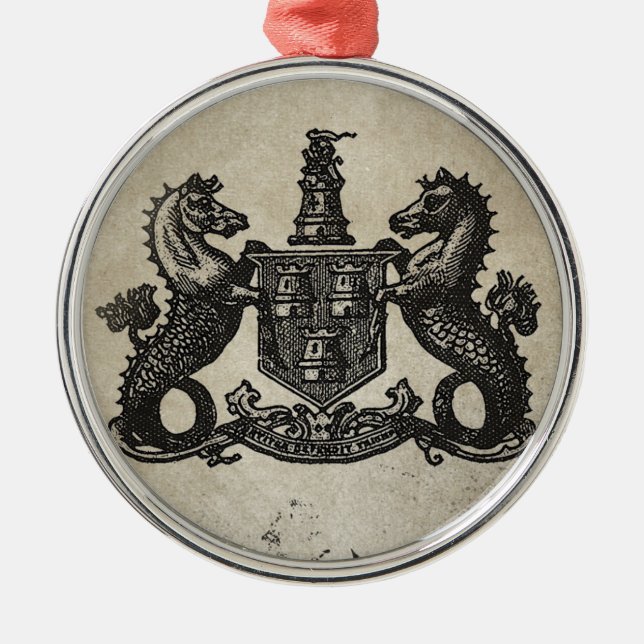 Merhorses Metal Tree Decoration (Front)