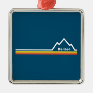 Meribel France Metal Tree Decoration