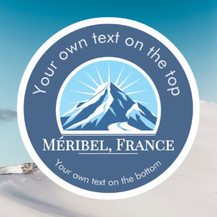 Méribel France ski resort souvenir 