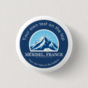 Méribel France ski resort souvenir pin