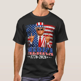 Merica 250 American Years 1776 2026 Trump 250Th T-Shirt