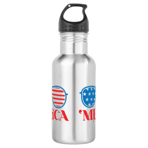 'Merica - 4th of July 532 Ml Water Bottle