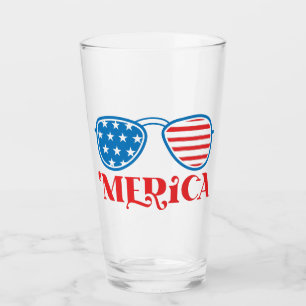 Merica 4th of July Design-32042 Glass