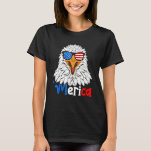 Merica 4th Of July Eagle Patriotic American Flag C T-Shirt