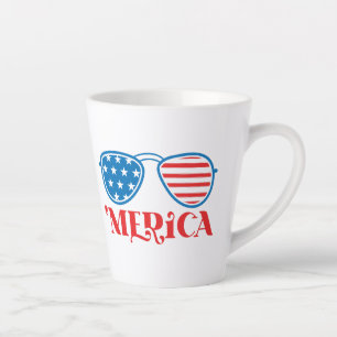 'Merica - 4th of July Latte Mug