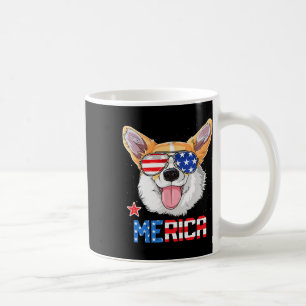Merica 4th Of July T Shirt Kids Boys Girls Dog Pup Coffee Mug