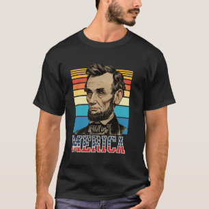 Merica Abe Abraham Lincoln - 4th Of July Tees