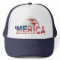 'MERICA American Bald Eagle US Flag Hat (red)