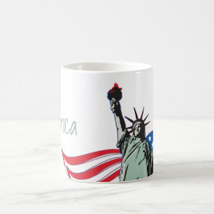 'Merica and Statue of Liberty Coffee Mug