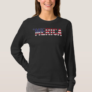 'merica Awesome Cool Fun Patriotic Usa T-Shirt