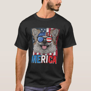 Merica Chihuahua Dog 4Th Of July Gifts American Fl T-Shirt