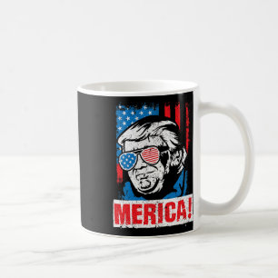 Merica Donald Trump Usa Flag Election Republican G Coffee Mug