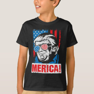 Merica Donald Trump Usa Flag Election Republican G T-Shirt