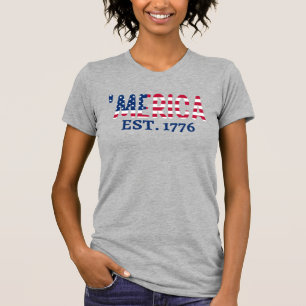 'merica Est. 1776 American Patriotic T-Shirt