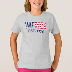 'merica Est. 1776 Patriotic American T-Shirt
