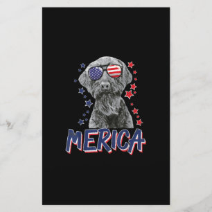 merica giant schnauzer dog 4th of july usa gift stationery