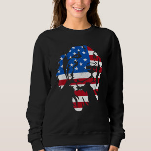 Merica Golden Retriever Dog 4th Of July American F Sweatshirt