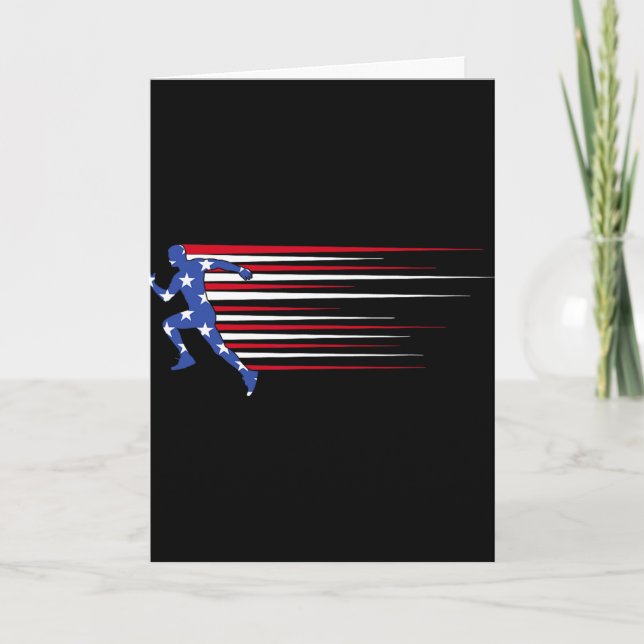 ‘merica Gorilla Flag Sungles Funny Patriotic  Card (Front)