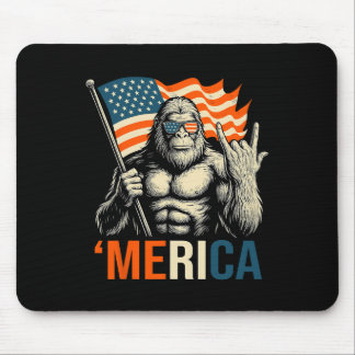 ‘merica Gorilla Flag Sungles Funny Patriotic  Mouse Mat