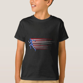 ‘merica Gorilla Flag Sungles Funny Patriotic  T-Shirt
