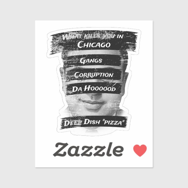 Merica Humour America USA Funny Patriotism Chicago (Sheet)