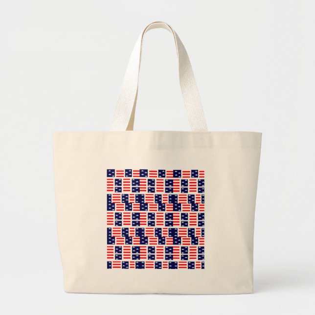 merica large tote bag (Front)