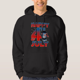 Merica Lincoln Independence Day Happy 4th Of July Hoodie