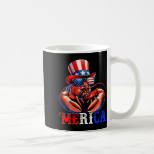 Merica Lobster Patriotic 4th Of July Funny Kids Me Coffee Mug