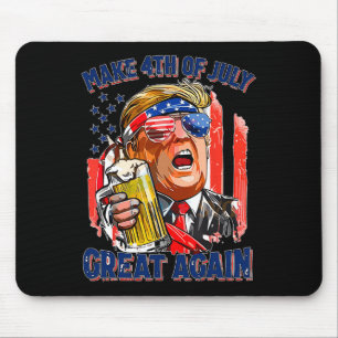 Merica Make 4th Of July Great Again Men Drinking B Mouse Mat