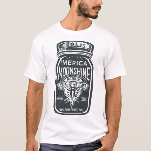 merica moonshine america T-Shirt