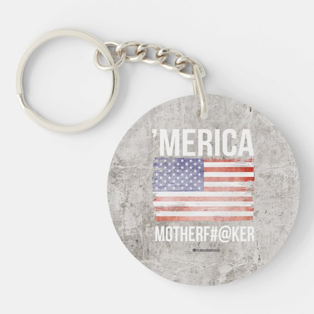 'Merica - MotherF-er Key Ring (Front)