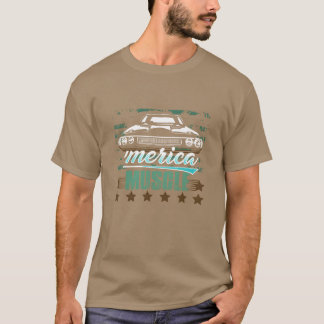 Merica Muscle Car vintage T-Shirt