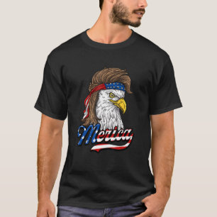 Merica Patriot Patriotic Usa Eagle Of Freedom 4th  T-Shirt