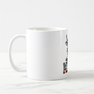 Merica Patriotic Cow Vintage Engraving Graphic_1 Coffee Mug