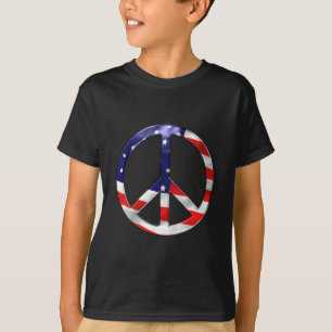merica peace sign T-Shirt