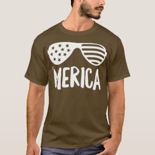 Merica Shades White T-Shirt