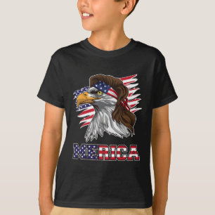 Merica Shirt American Byld Eagle Mullet Stars And