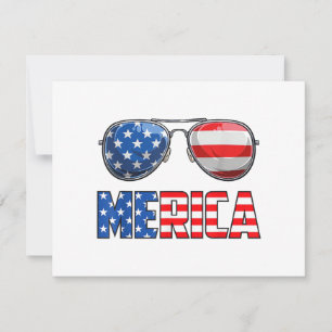 Merica Sunglasses 4th of July for Men Women Kids U