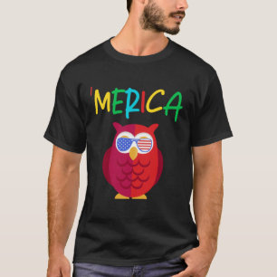 Merica Toddler Patriotic American Aviators Flag Ki T-Shirt