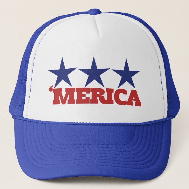 Merica Trucker Hat (Front)