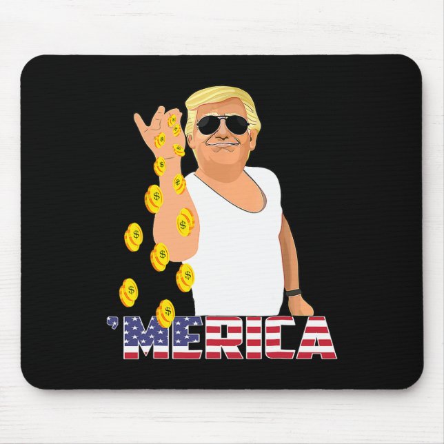 Merica Trump Outfits  Mouse Mat (Front)