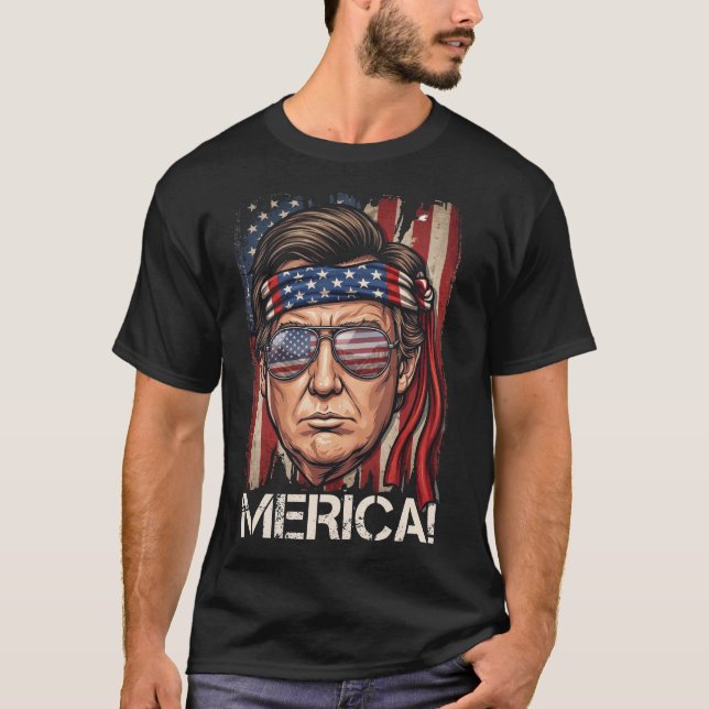 Merica Trump!  T-Shirt (Front)