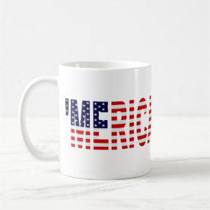 'MERICA US Flag Coffee Mug