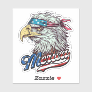 Merica USA American flag Bald Eagle Patriotic