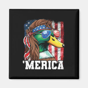 Merica Usa American Flag Patriotic 4th Of July Duc Magnet