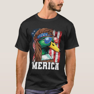 Merica Usa American Flag Patriotic 4th Of July Duc T-Shirt