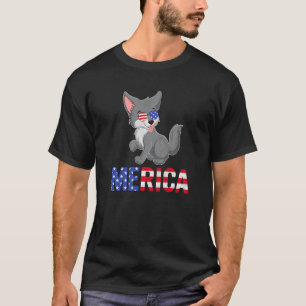 Merica Usa Flag Alaskan Malamute Dog Sunglasses 4t T-Shirt