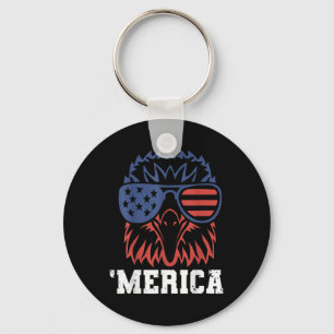 Merica Usa Flag Fighter Jets Ld Eagle Patriot 4th Key Ring