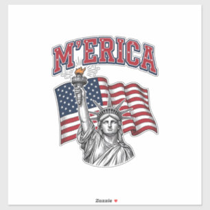 MERICA Vintage Liberty Patriotic